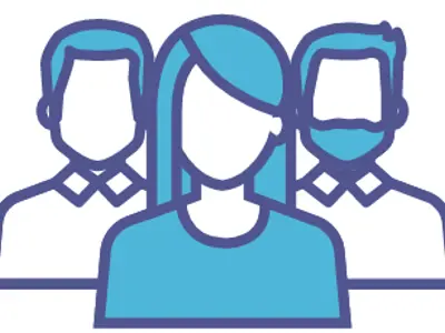 Icon of three people